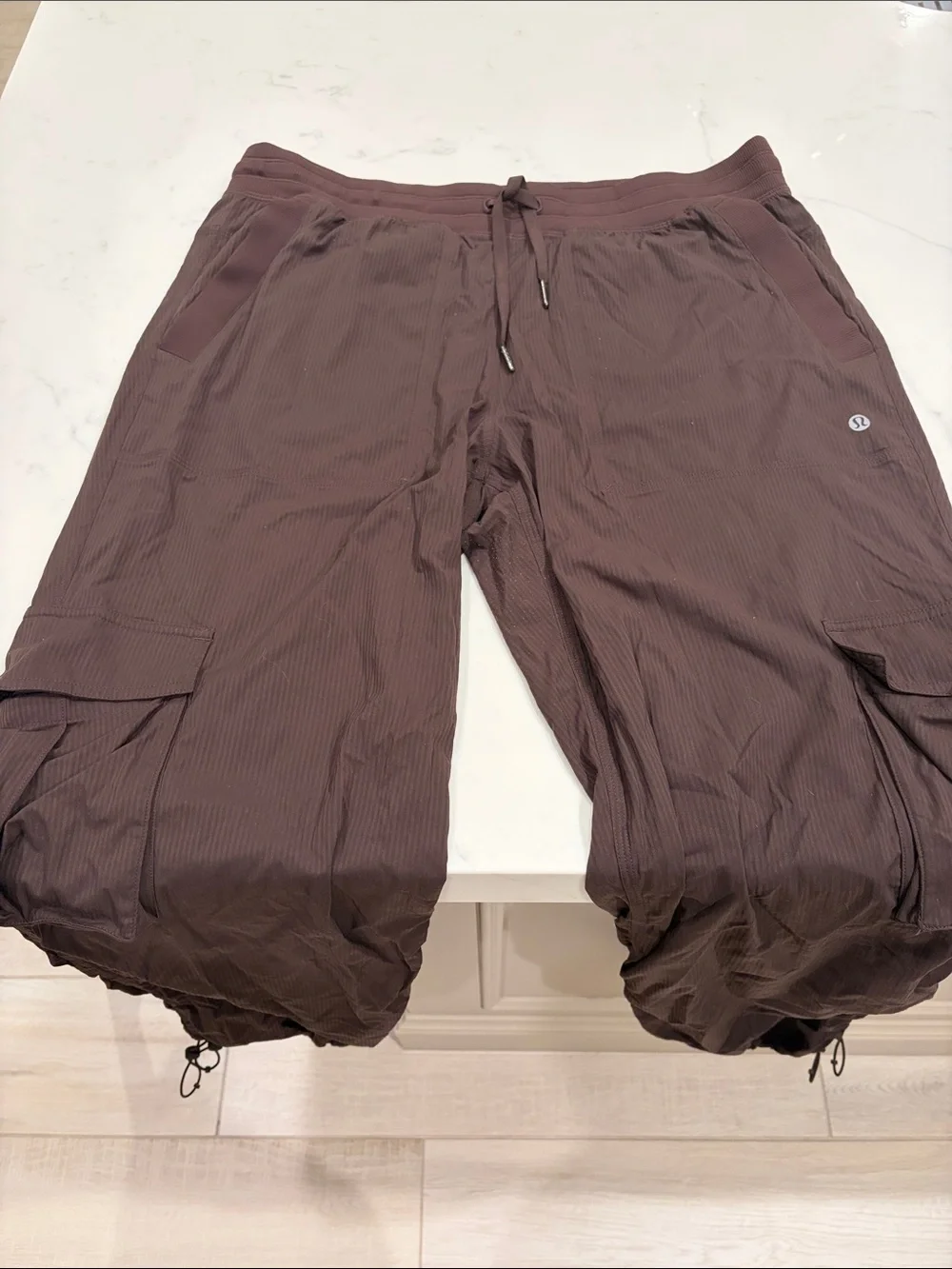 lululemon dance studio expresso Dark Brown Cargo Jogger Pants